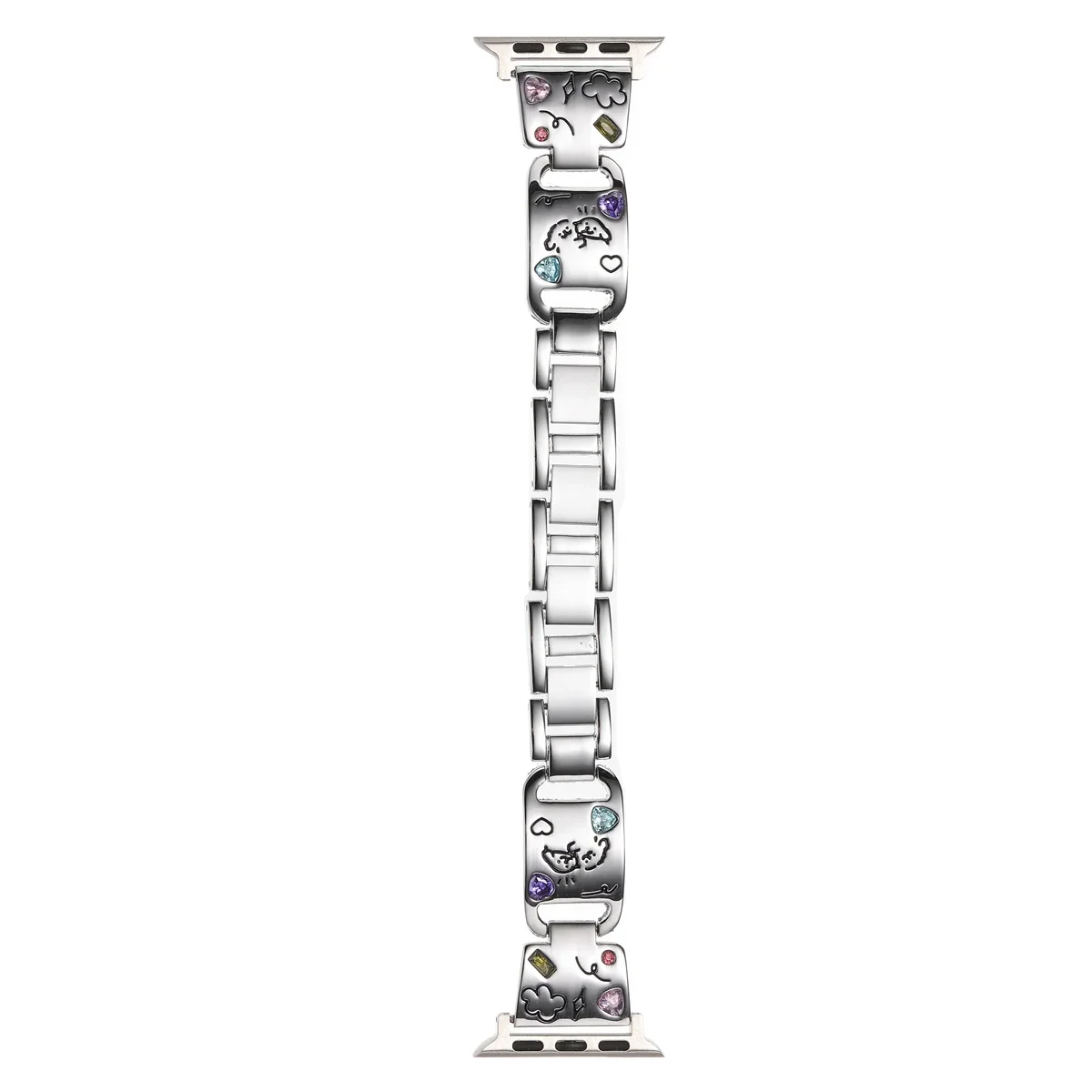 Watch Band Fir iWatch 42/44/45/46/49mm 38/40/41mm Metal Fashion Watch Band Fir Watch Serie Ultra2 Serie 10/9/8/7/6/5/4/3/2/1_voghion.com