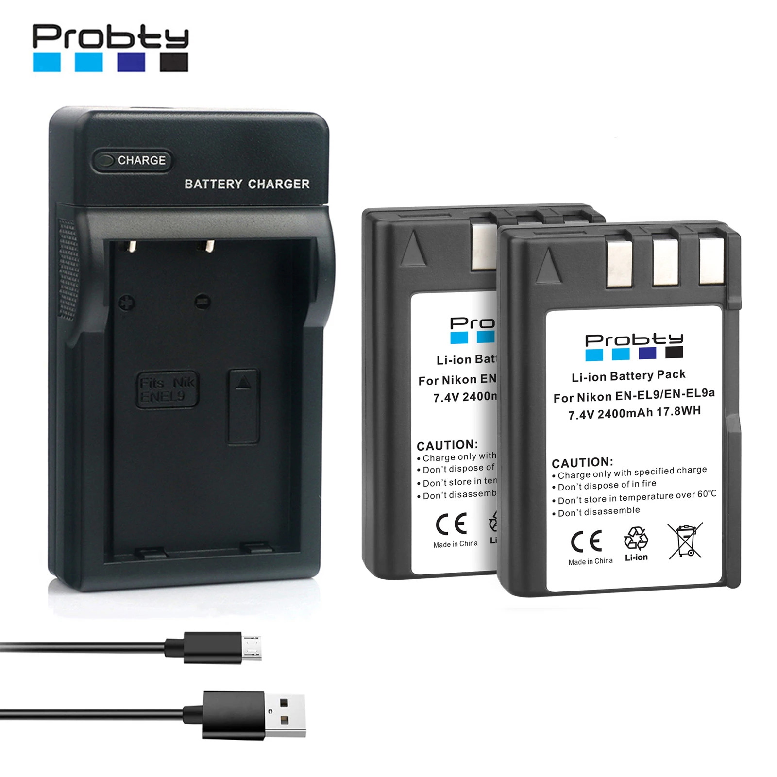 2400Mah EN-EL9 En-E…