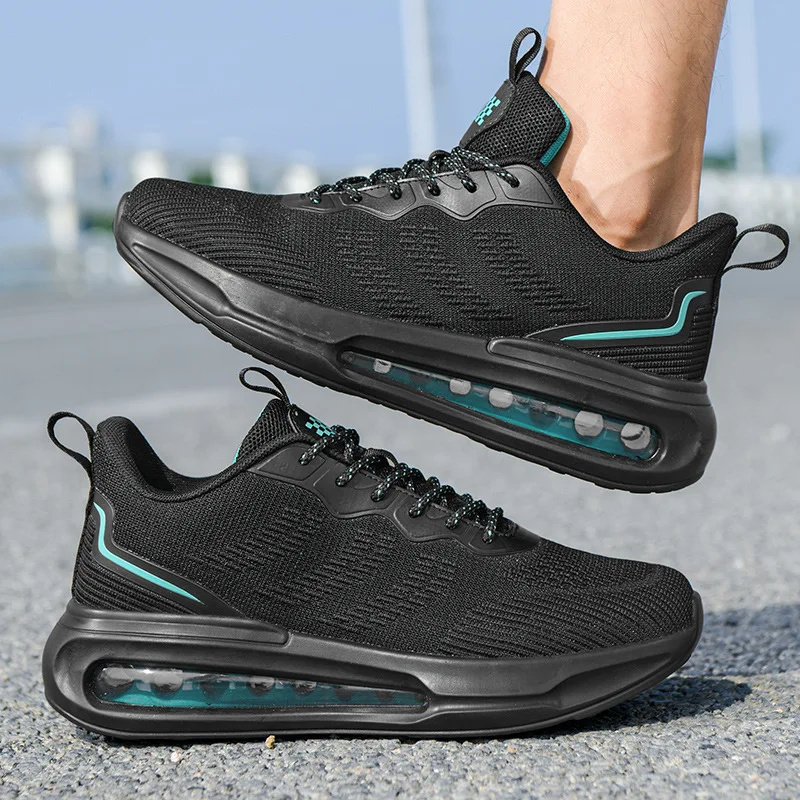 ONEMIX 2025 Men Outdoor Running Shoes Air Cushion Sneaker Original Zapatos Elastic Women Jogging Shoes Trainers Sport Shoes Men