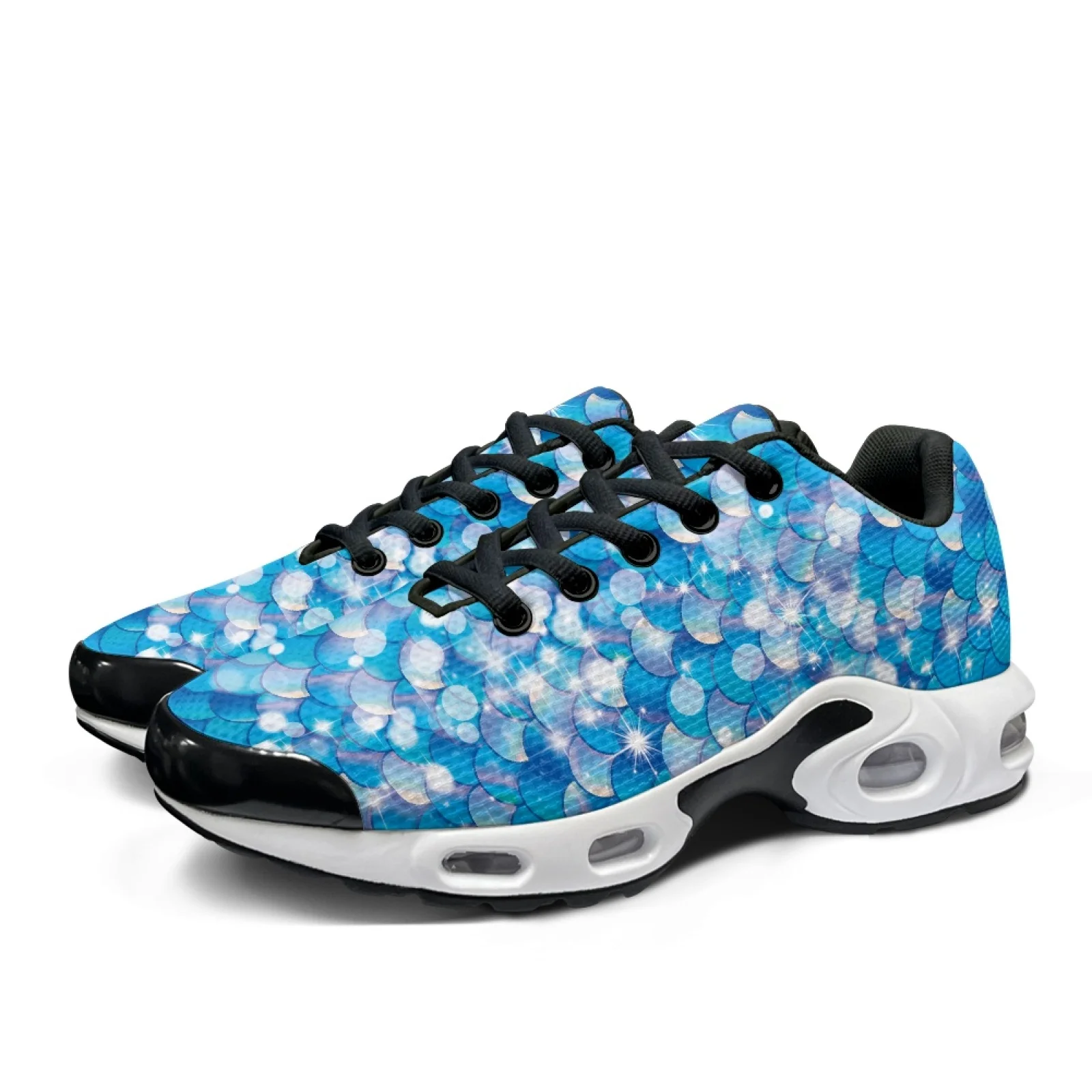 PENSTROLL マーメイドスケールプリント エアクッショ - Air Cushion Jogger Shoes Men のレビューと価格