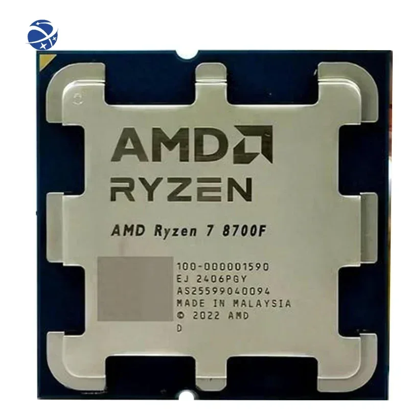 AMD Ryzen 7 8700F 8 Cores 16 Threads 5GHz Desktop computer processor with AM5 Socket CPU