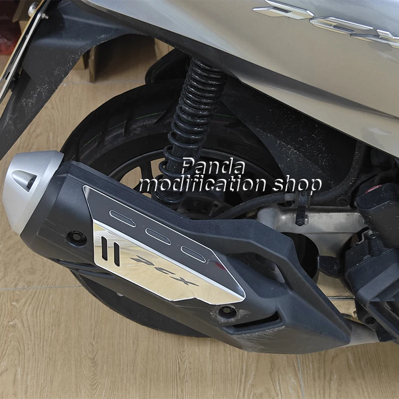 For Honda PCX160 PCX125 2021 2022 2023 Exhaust pipe decorative cover motorcycle accessories