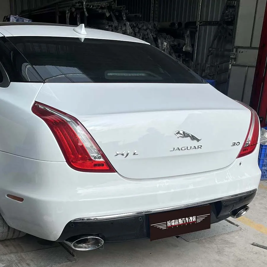 ท่อไอเสียเหมาะสําหรับ Jaguar XJL 2010-2019 5.0 รูปไข่ท่อไอเสียสแตนเลสหัวฉีดอุปกรณ์เสริมภายนอกรถยนต์