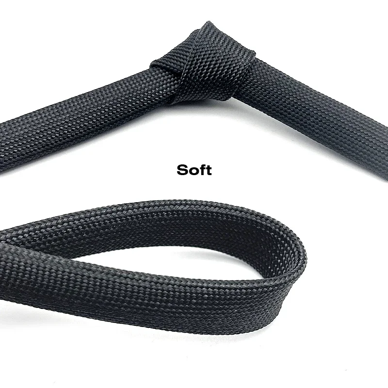 5/10M Fiberglass Tube 0.5mm~25mm HTG Cable Sleeve Soft Chemical Fiber Glass Wire Wrap Protector Insulation High Temperature Pipe