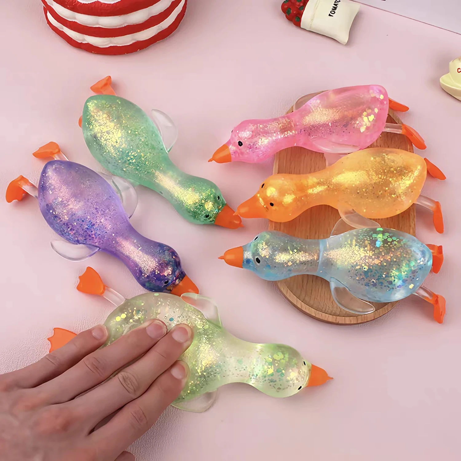 Duck Maltose Pinching Music Stress Relief Ball Creative Release Slow Rebound Stress Relief Tool