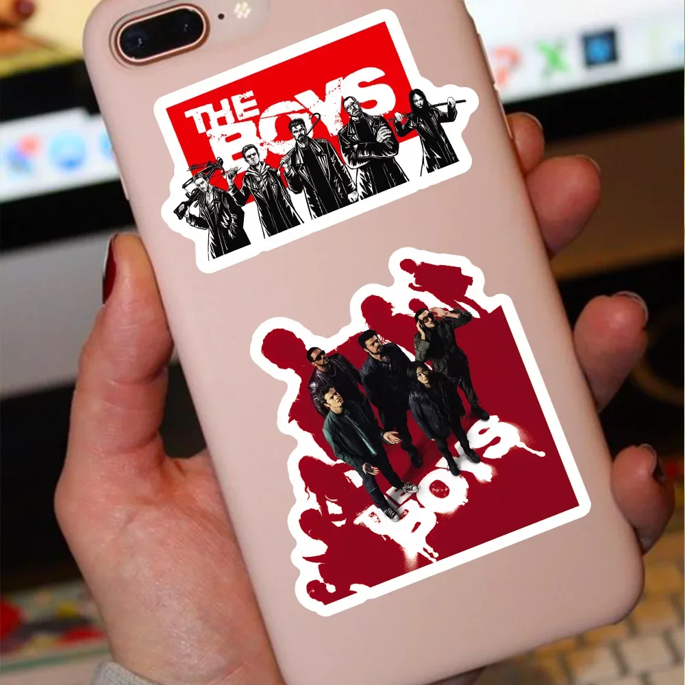 50 قطعة برنامج تلفزيوني الأولاد ملصقات الكتابة على الجدران الشارات هدية DIY بها بنفسك محمول الأمتعة الهاتف الثلاجة سيارة أنيمي بطل ملصق لعبة أطفال