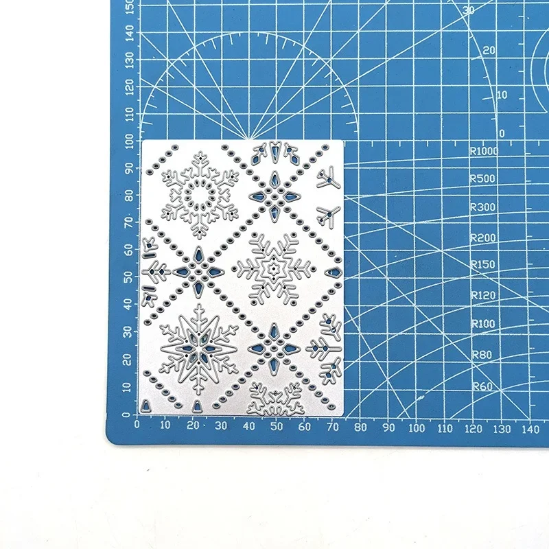 Snowflake Background Board Carbon Steel Cutting Dies Cutter Craft Paper Card Scrapbooking Making Cut Die Mold