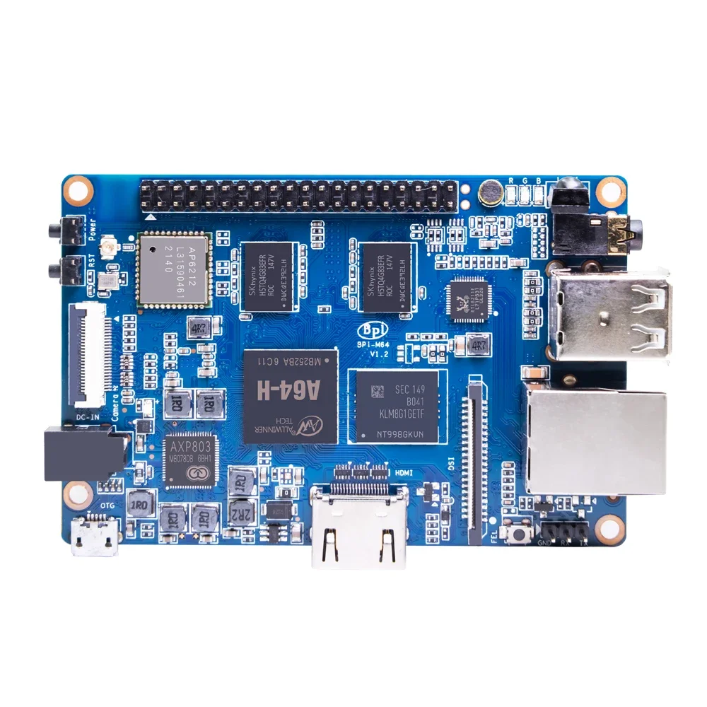 TopElec Banana Pi BPI-M64 AllWinner A64 64 Bit Quad-core Mini Single Board Computer Open Source Hardware
