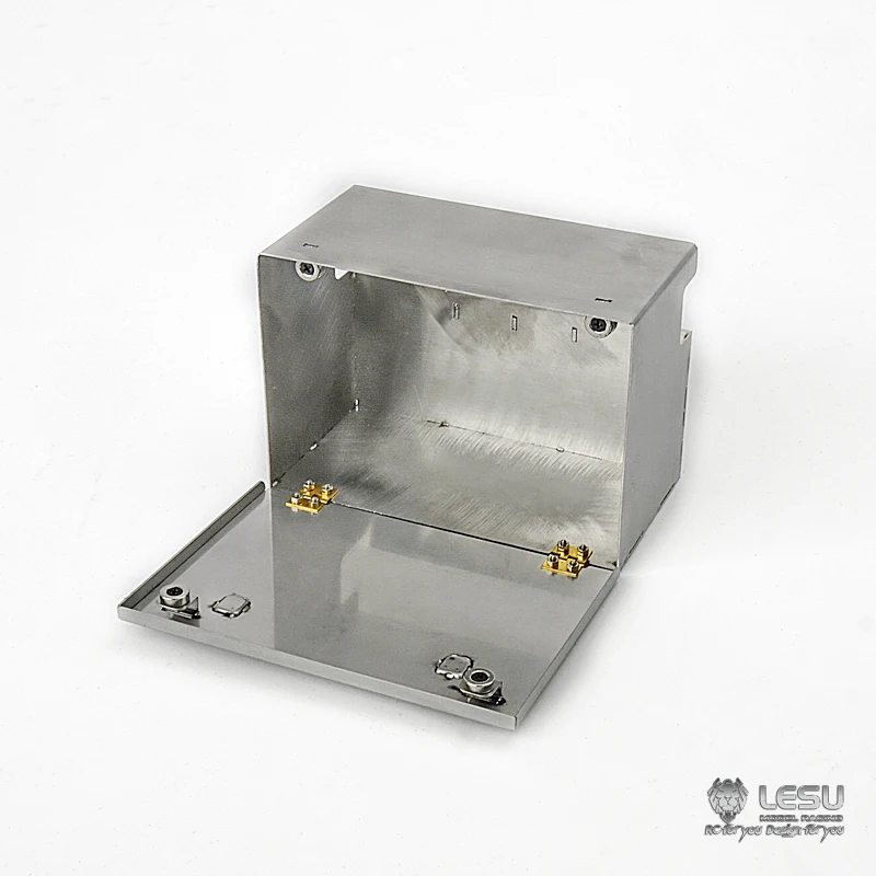 1/14 truck model toy simulation toolbox stainless steel can be opened G-6123 Tamiya drag head mud head modification