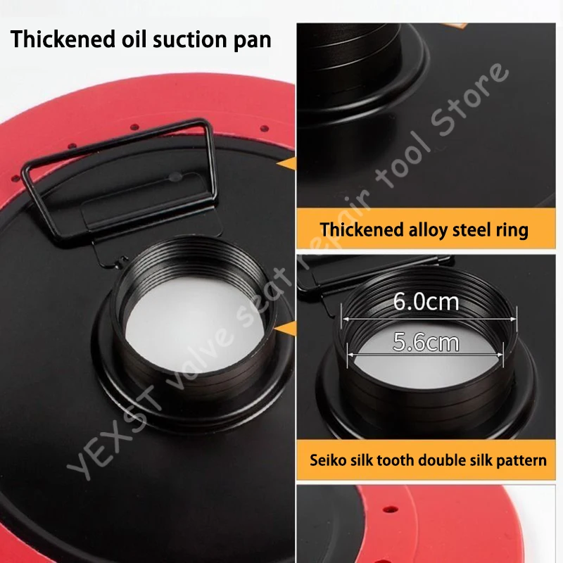 NEW56/60 Universal Grease Suction Plate Oil Suction Pan Grease Butter Gun Aid Accessories Leak-proof Lubricating Oil Suction Cup