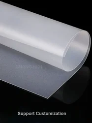 Frosted Translucent PP Plastic Sheet 100x200 210x297 200x300 300x400mm Thickness 0.3/0.4/0.5/0.6/0.8/1/1.5/2mm