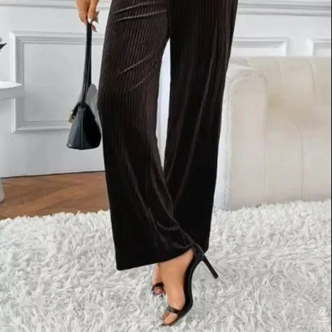

Women's Trousers 2025 Autumn/winter New Women's Pants Comfortable, Casual, Fashionable Women's Straight Leg Pants