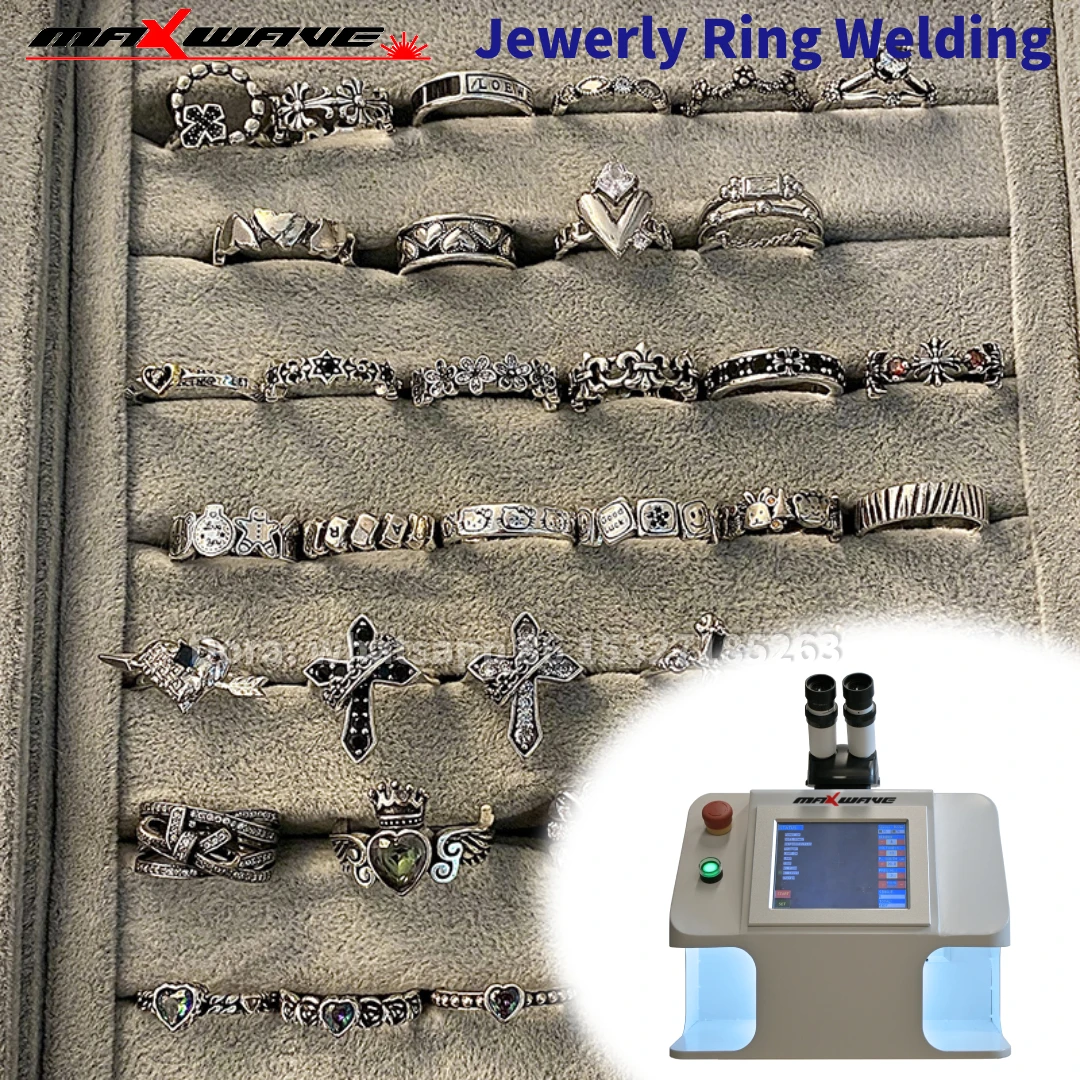 YAG Laser 200W Mini Touch Screen Control Jewelry Spot Welding Machine High Power Micro Laser Soldering With HD CCD Microscope