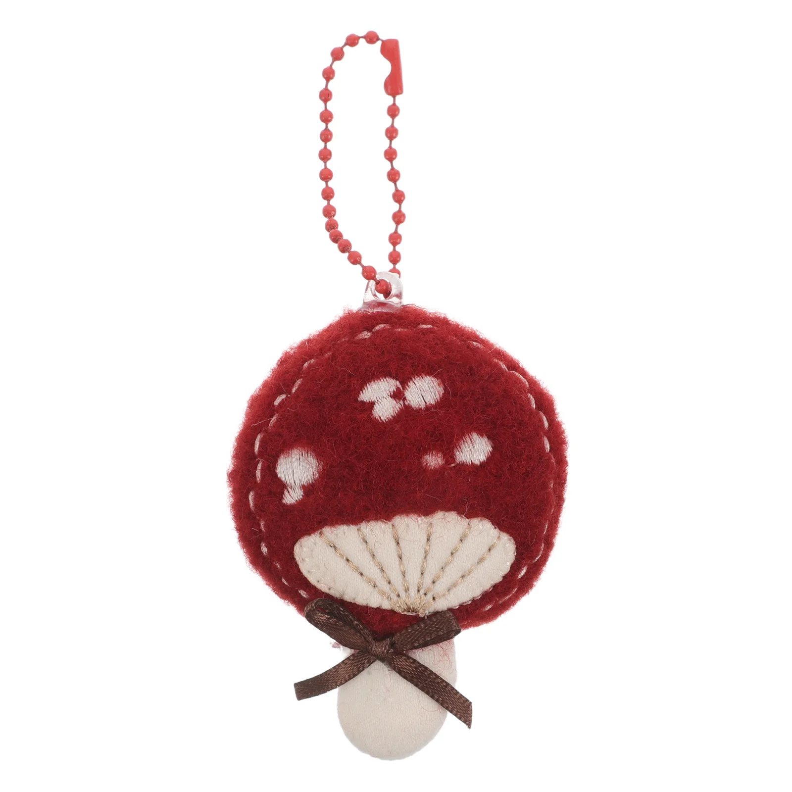

Handmade Soft Mushroom Keychain Cute Cloth Mushroom Pendant Key Decoration Car Keys Bag Purse Charm Accessories Kawaii Keyring