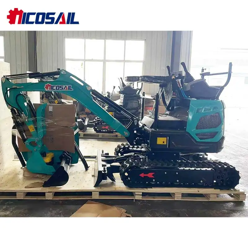 حفارة زاحفة جديدة رخيصة الثمن لأعمال الزراعية والحديقة، مزودة بقطع غيار حفارة ممتازة