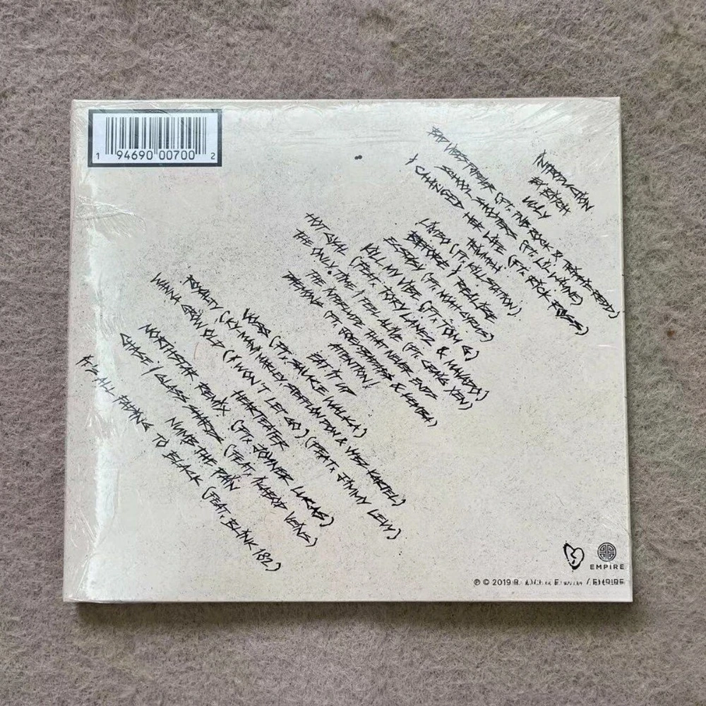 XXXTentacion Bad Vibes Forever CD Final Album Emo Rap Trap Legacy Sealed Disc Lil Wayne Juice WRLD Collab Music Memorial