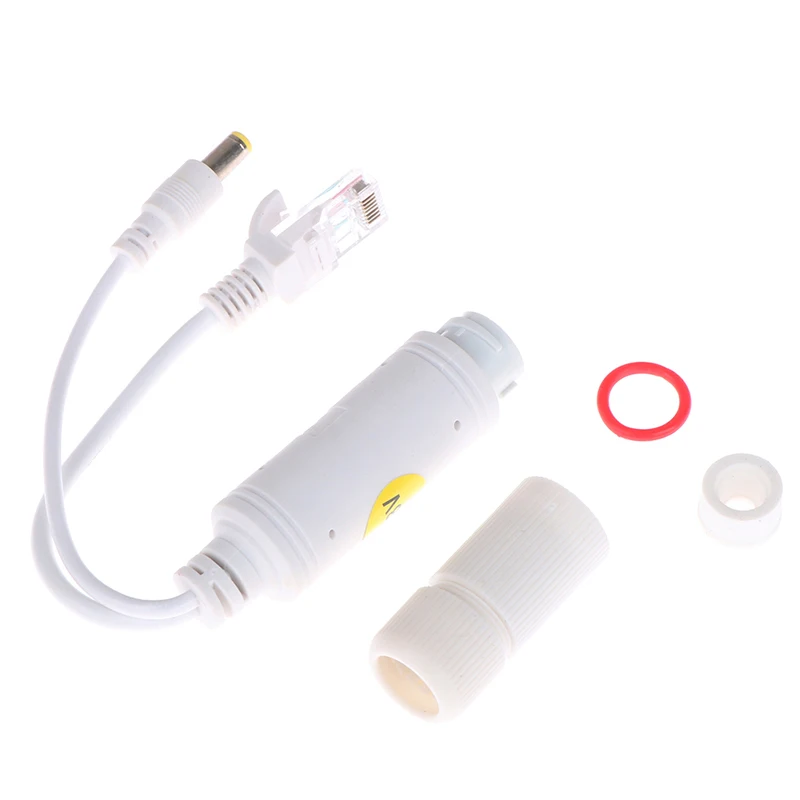 48V Naar 12V Poe Splitter Waterdicht Adapter Kabel Voedingsmodule Poe Splitter Injector Voor Ip Camera