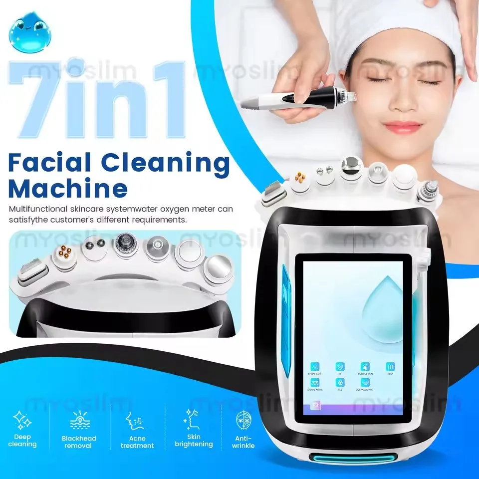 

New Arrival 7 in 1 Hydro Dermabrasion Hydra Machine for Facial Aqua Peel Microdermabrasion Machine Skin Rejuvenation
