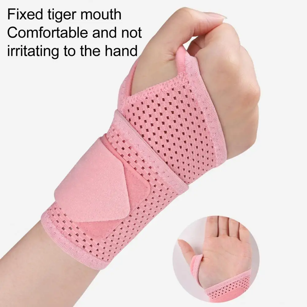 Fitness Wrist Straps Adjustable Sports Wrist Brace Breathable Wrist Support Strap Compression Sleeve for Arthritis Tendinitis