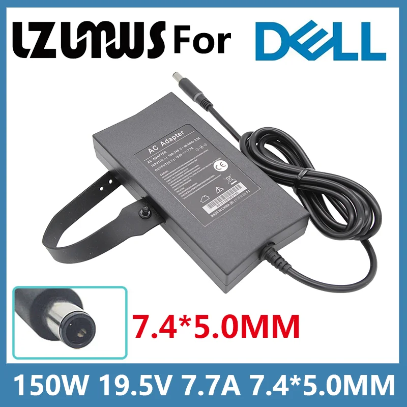 150W 19.5V 7.7A 7.4*5.0mm Laptop Power Supply AC Adapter Charger For Dell XPS M1210 M1710 DELL Alienware M11X M14X M15X