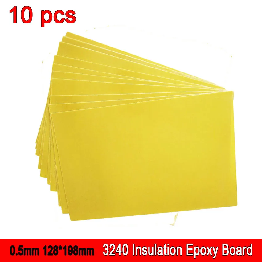 10 pcs/lot 3240 Insulation Board for Lithium Battery Lifepo4 Battery Pack Epoxy Plate 0.5mm Thickness DIY 128*198mm Epoxy Board