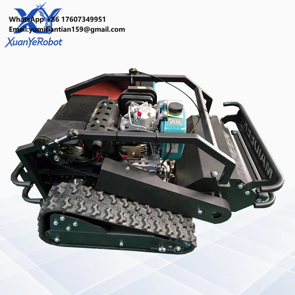 Smart Automatic Grass Cutting Robot Lawn Mower Remote Control Electric Intelligent Garden and Farm Trimming Machine