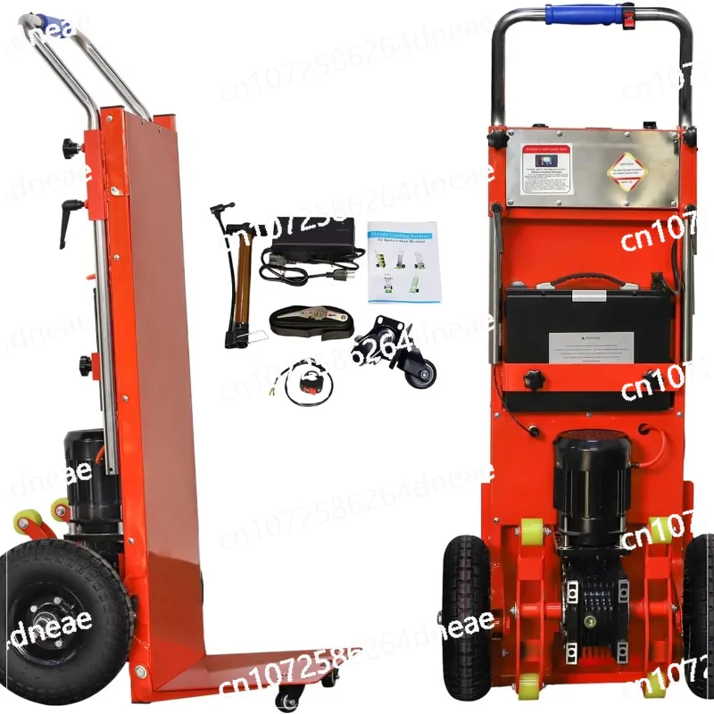 

1200 watt electric stair climbing trolley heavy duty metal trolley, 880lb capacity electric stair climbing
