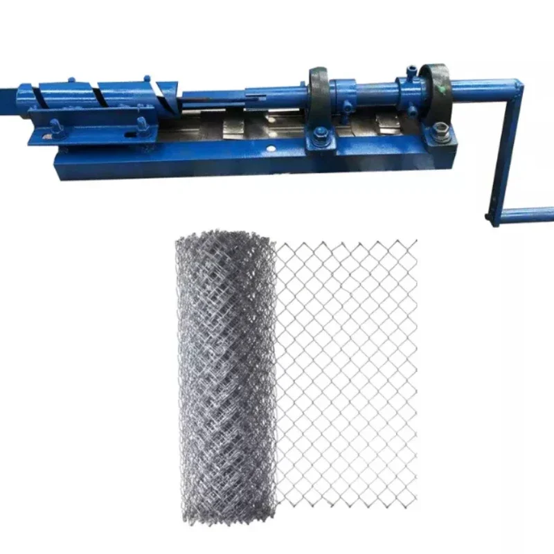 

Hot sales One-man business manual chain link fence machine to help