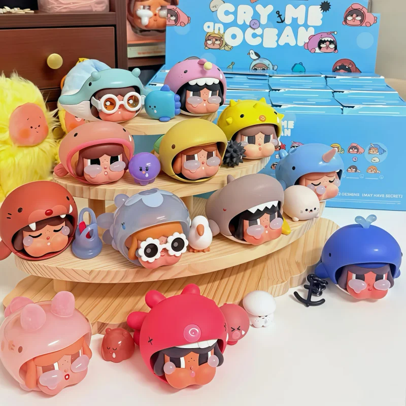 

POPMART CRYBABY Cry Me An Ocean Series Handheld Blind Box Guess Pack Desktop Decoration Ornament Fashion Toy Collection Toy Gift