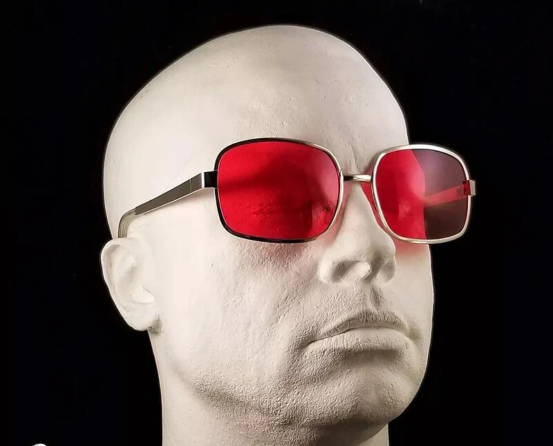 

Солнцезащитные очки Project Mayhem Fight Club Tyler Durden Oliver Peoples 533, мужские солнцезащитные очки с красными линзами и коробкой
