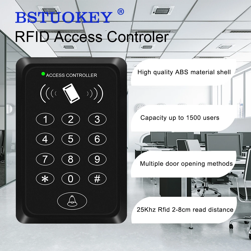 

Standalone Access Controller RFID Access Control Keypad Waterproof Rainproof Cover digitcode panel Card Reader Door Lock System