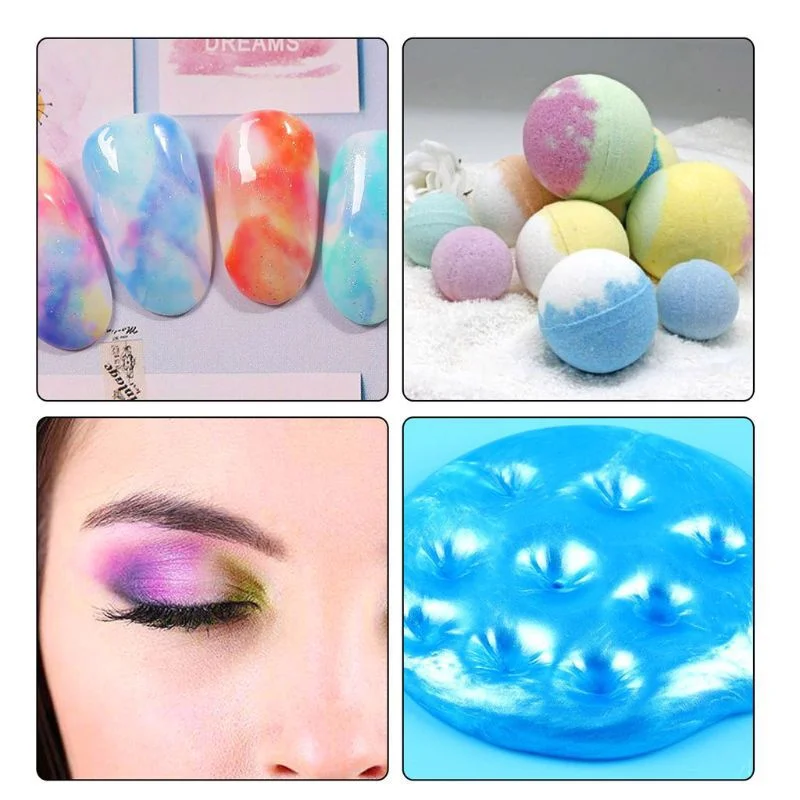 40Colors Cosmetics Grade Pearlescent Natural Mica Mineral Soap Dye Powder Epoxy Resin Dye Pearl Pigment