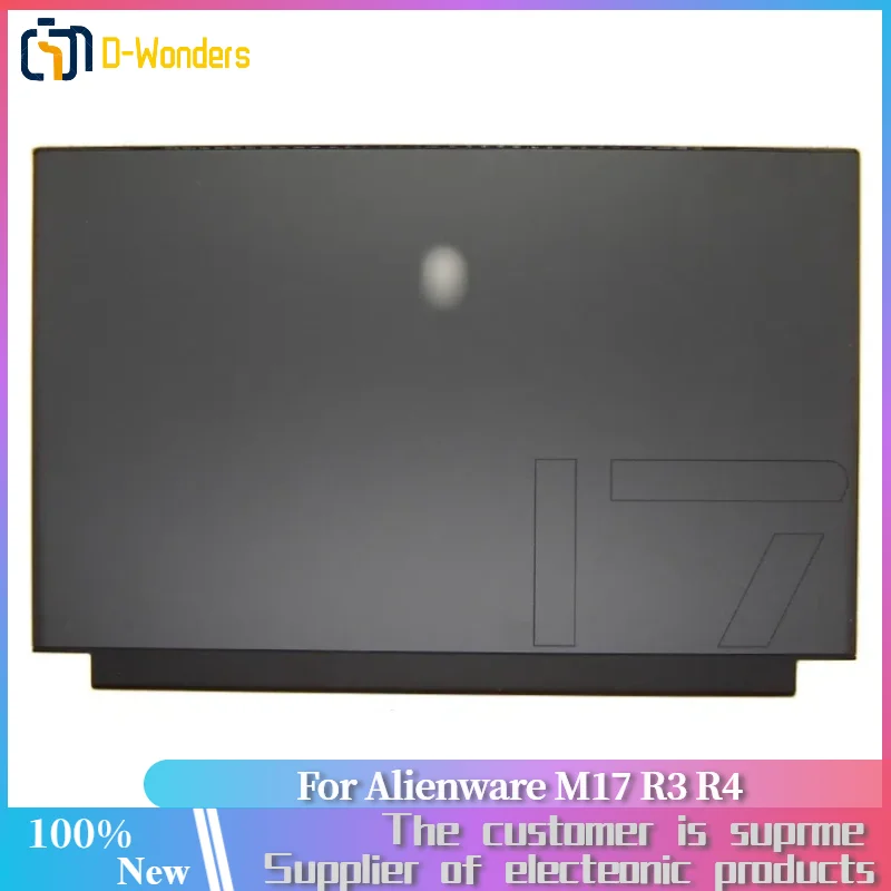 Tampa traseira preta do LCD para Dell Alienware, tampa traseira Shell, caixa superior, novo e original, 0CP74V, CP74V, CP74V, M17, R3, R4