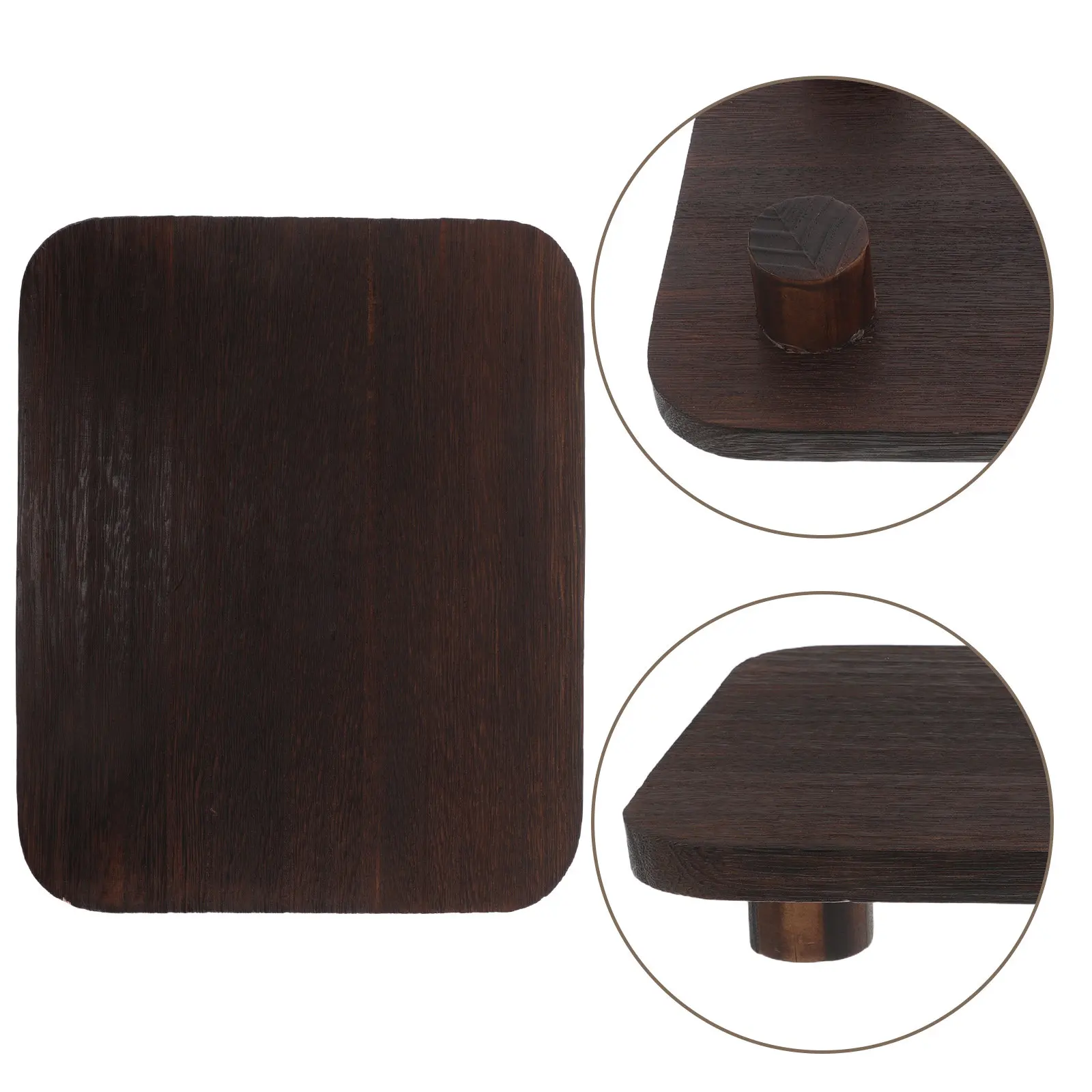 Solid Wood Base Elegant Table Lamp Nightstand Lighting Contemporary Style for Bedroom Living Room Decorative Room Lighting