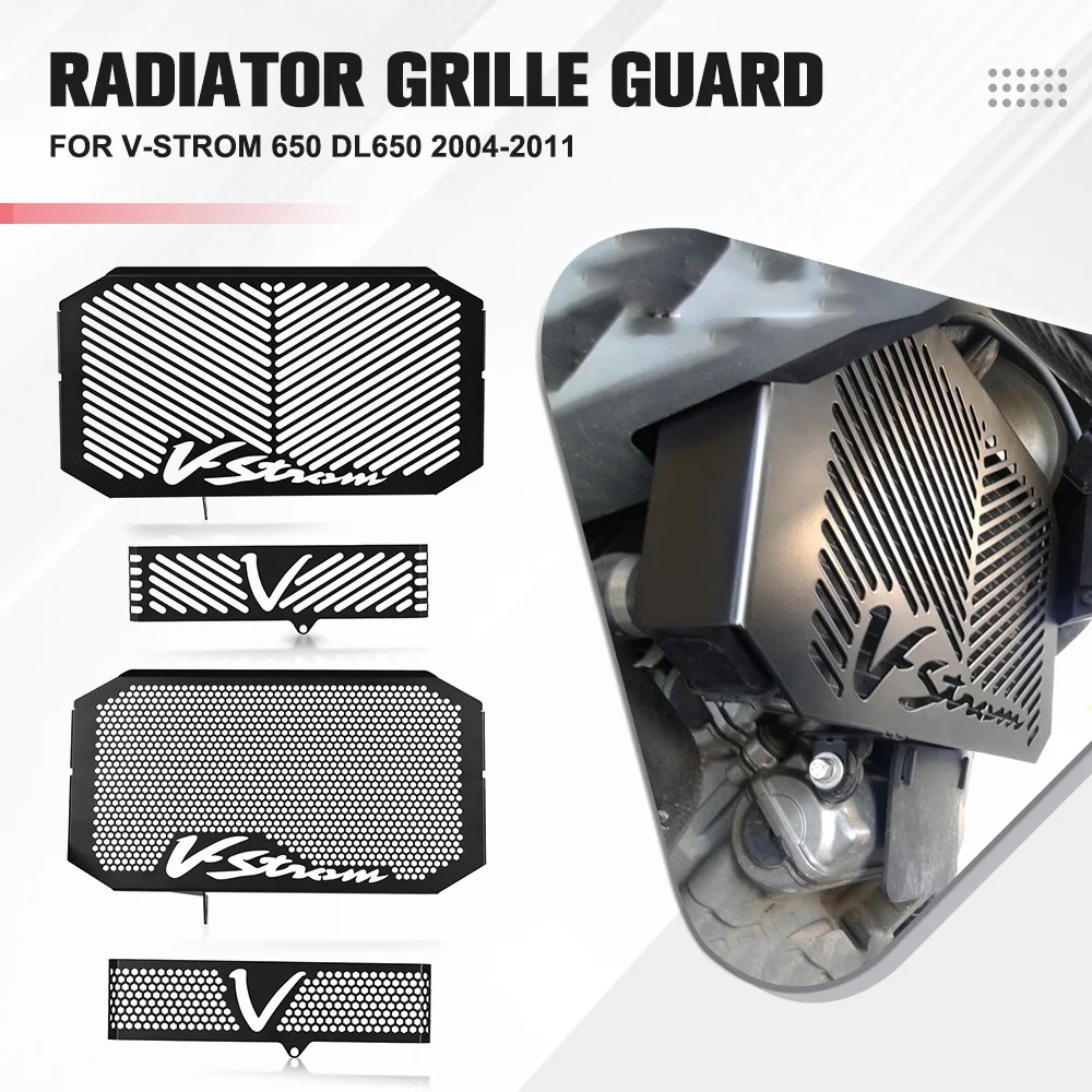 

For SUZUKI V-STROM 650 DL650 2004 2005 2006 2007 2008 2009 2010 2011 Motorcycle Radiator Guard Cover Protector VSTROM DL 650