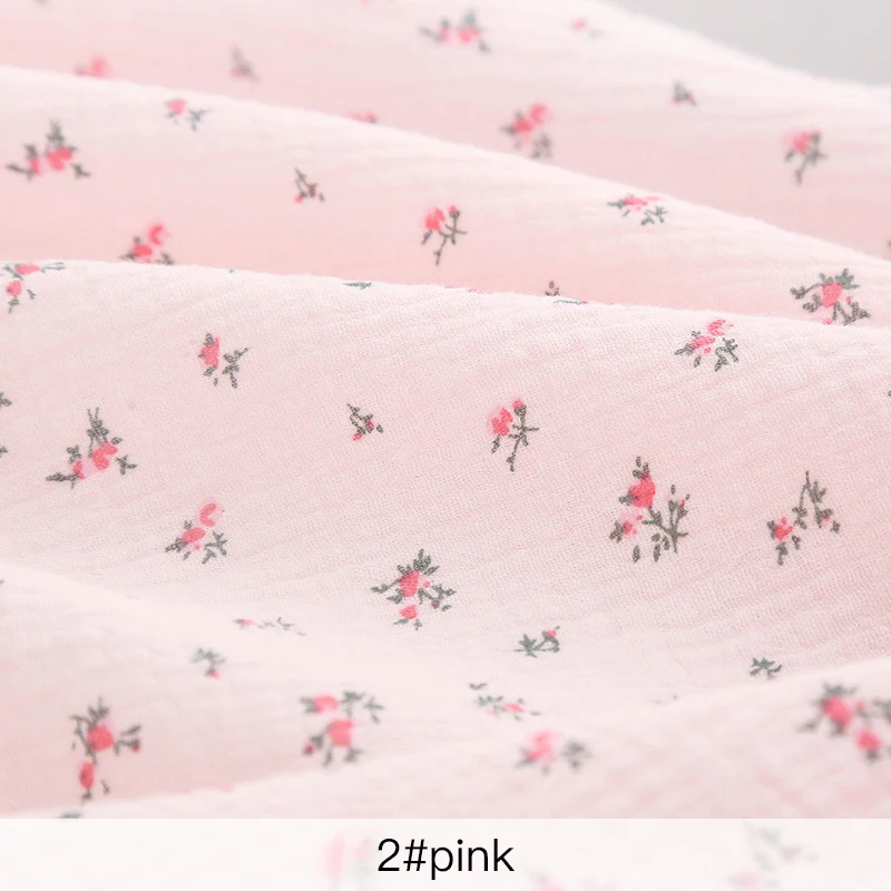 Soft Heart Print Cotton Sewing Fabric for DIY Projects