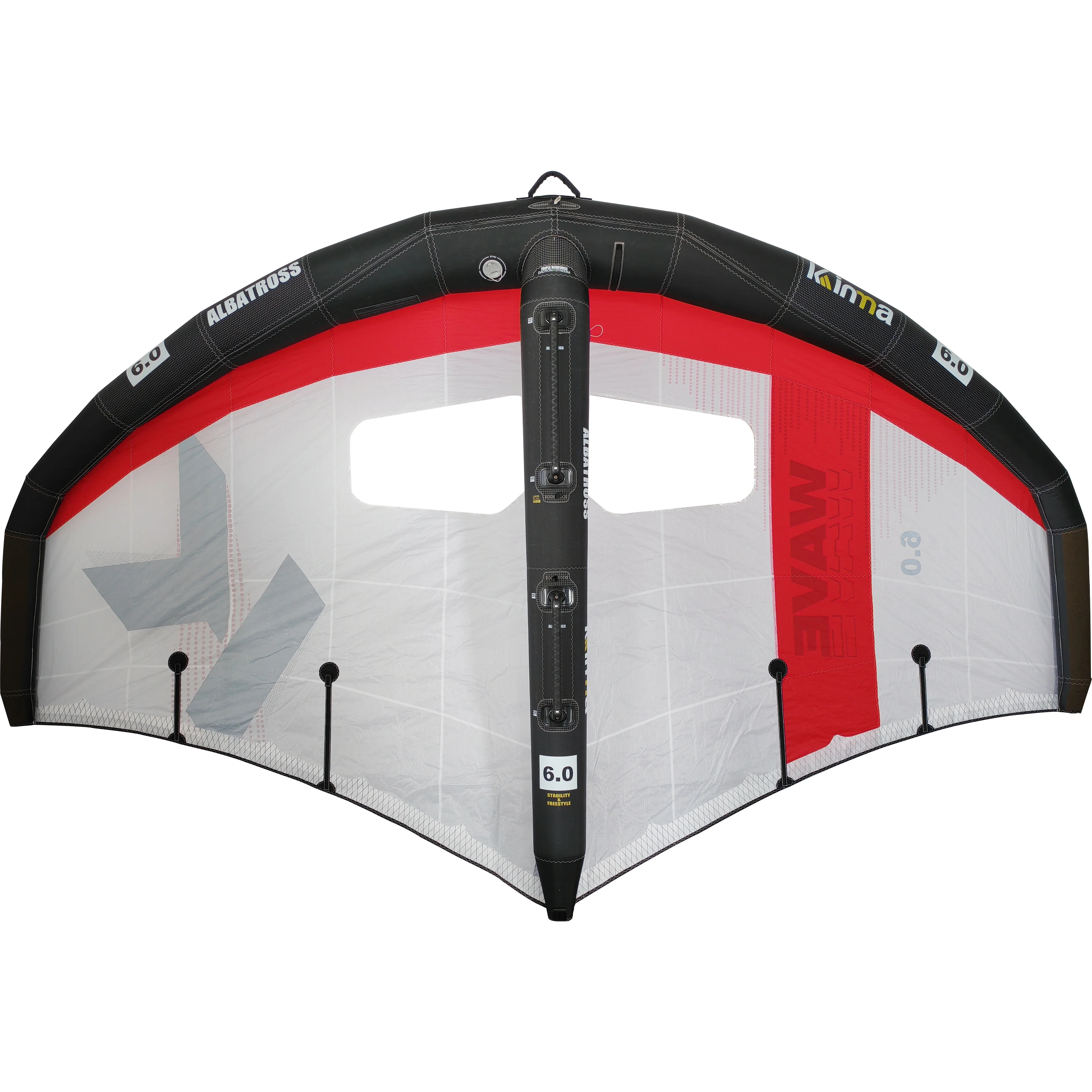 Kinma 6m Wing Foil Surfing Hydrofoil Wing con finestre e senza finestre