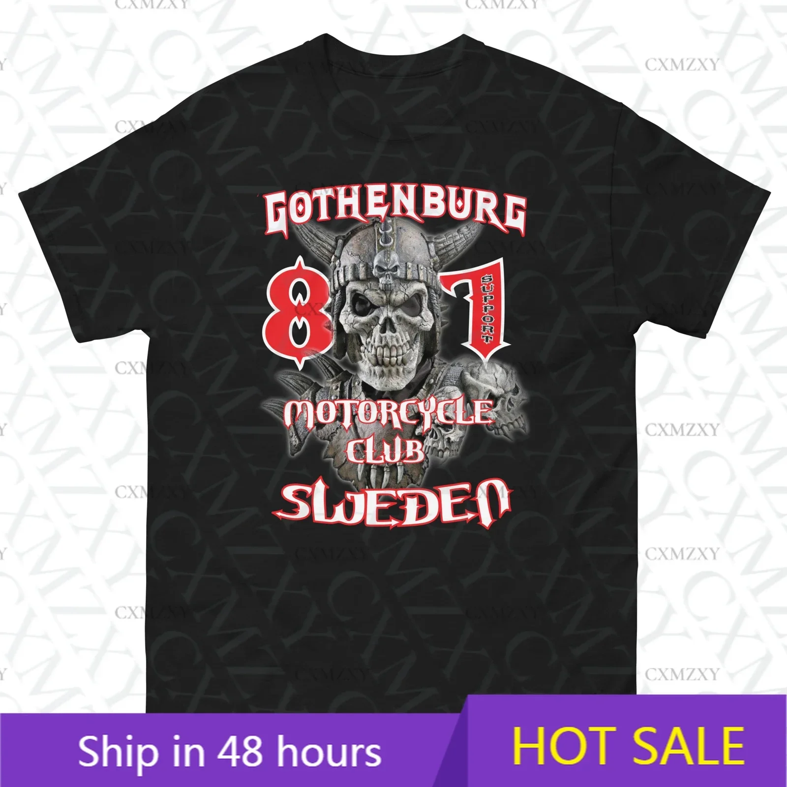 Hells Angel Gothenburg Warrior Support81 Black t-shirt