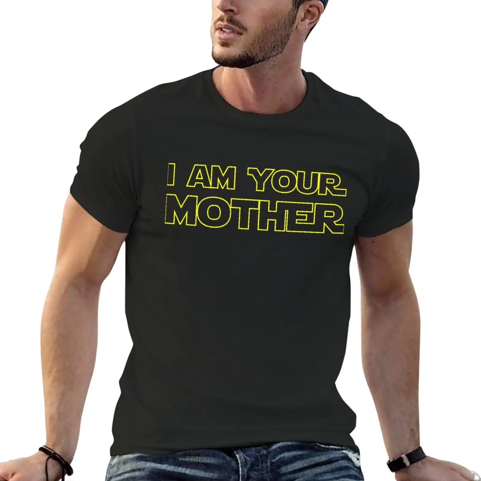 

Футболка мужская с коротким рукавом и надписью «I Am Your Mother»