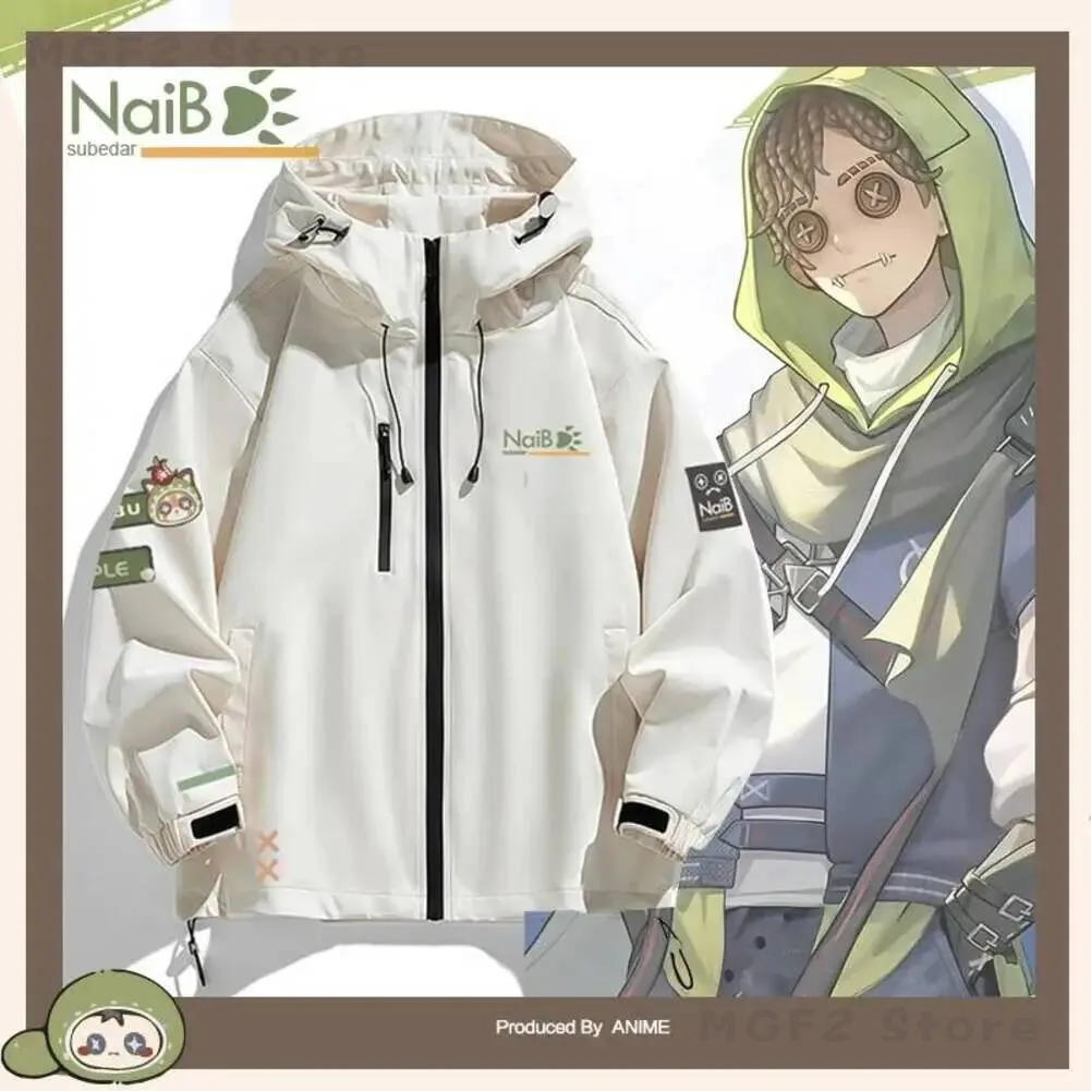 

Куртка-парка Game HOT Identity V: Костюм для косплея Эммы Вудс (Итаака, Найб, Субедар), весна-осень, унисекс, с капюшоном