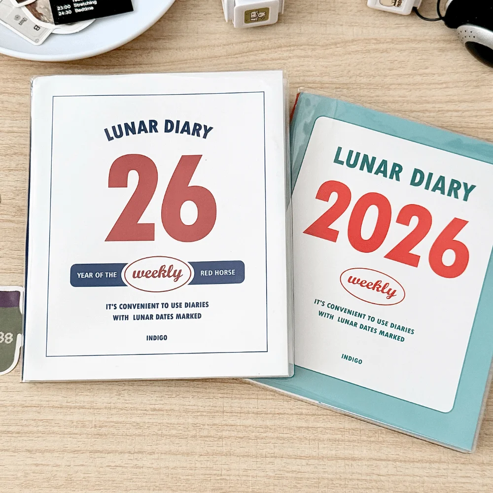 2026 الكورية دفتر الجدول الزمني كتاب الطالب الخطط الشهرية والأسبوعية مجلة دفتر مذكرات مخطط القرطاسية لوازم الطلاب