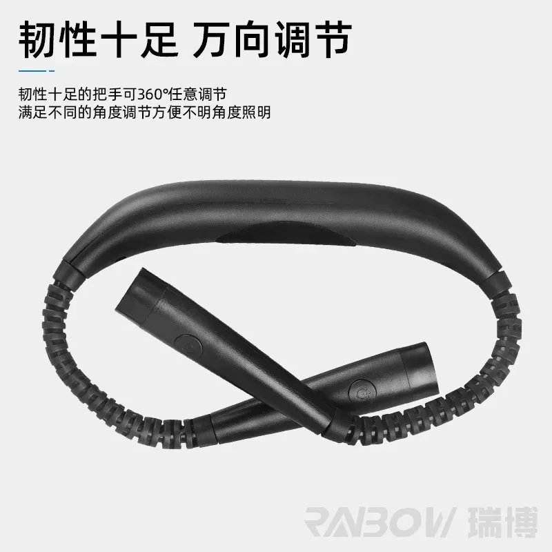 

2025 Новая светодиодная лампа для чтения на шею, USB перезаряжаемая кровать, ночная лампа для чтения, шланг, регулируемая трехцветная подвесная лампа на шею, хит продаж