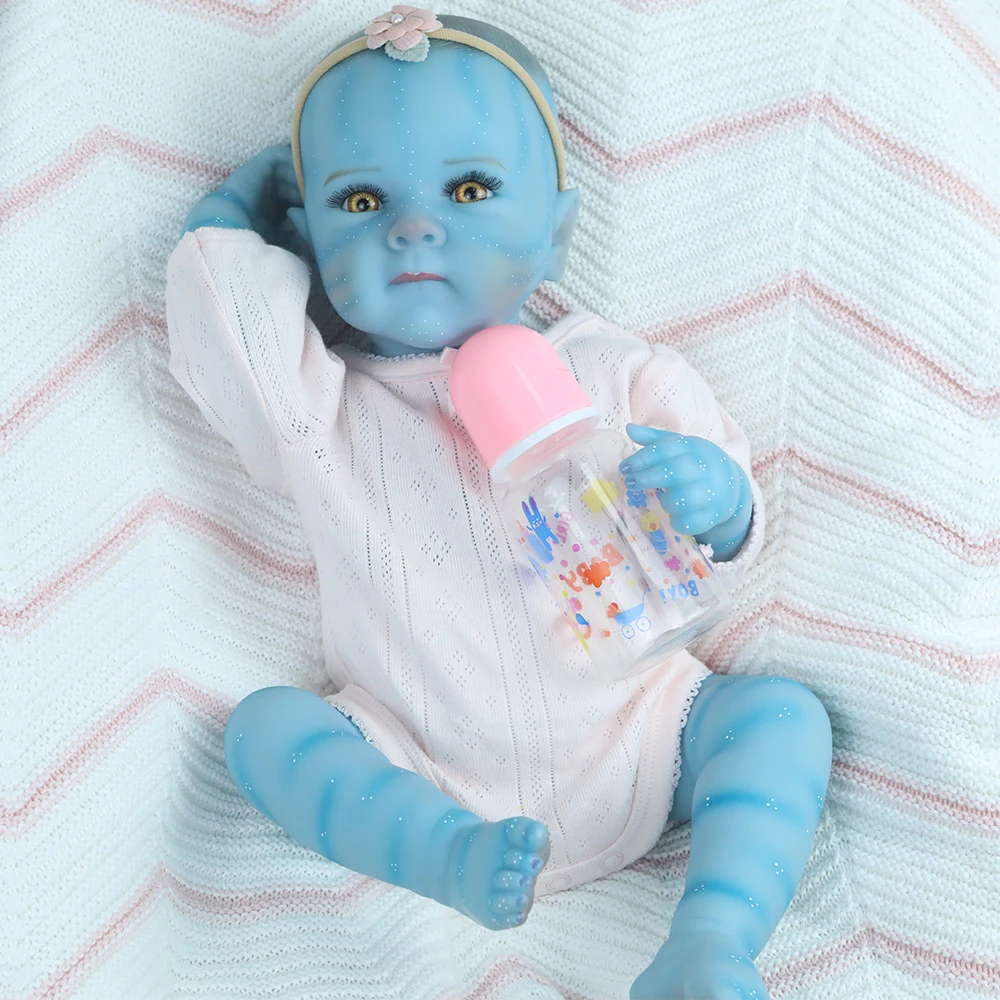 

18-дюймовые куклы Reborn Baby Blue для всего тела Bettie Avatar, размер для новорожденного, ручная роспись, 3D кожа с видимыми венами, Muñecas Bebes