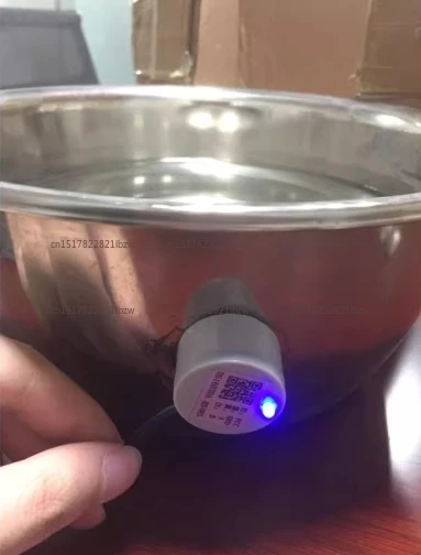 DS1603 small capacity ultrasonic level sensor, metal container level, non-contact water level detector