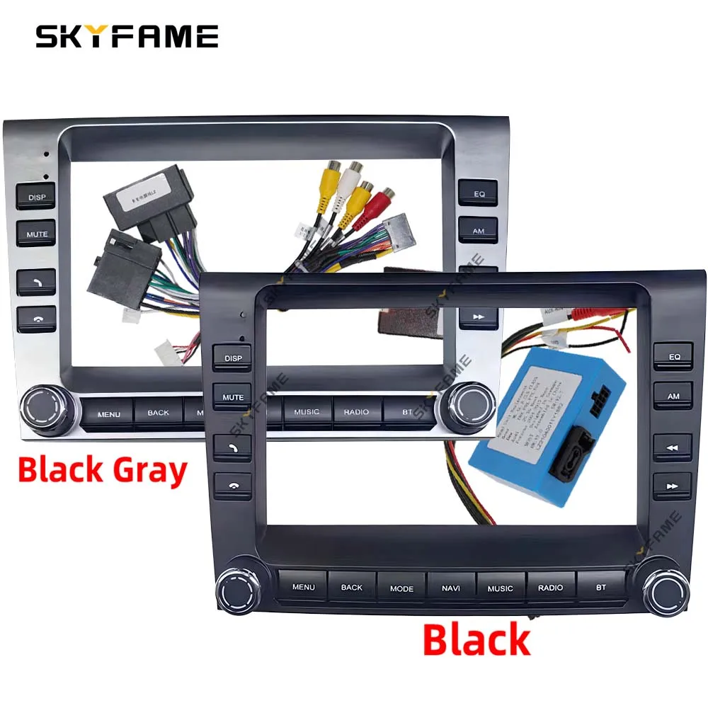 SKYFAME 7 Inch Car Frame Fascia Adapter Canbus Box Decoder Android Radio Dash Fitting Panel Kit For Porsche 911 Boxter Cayman