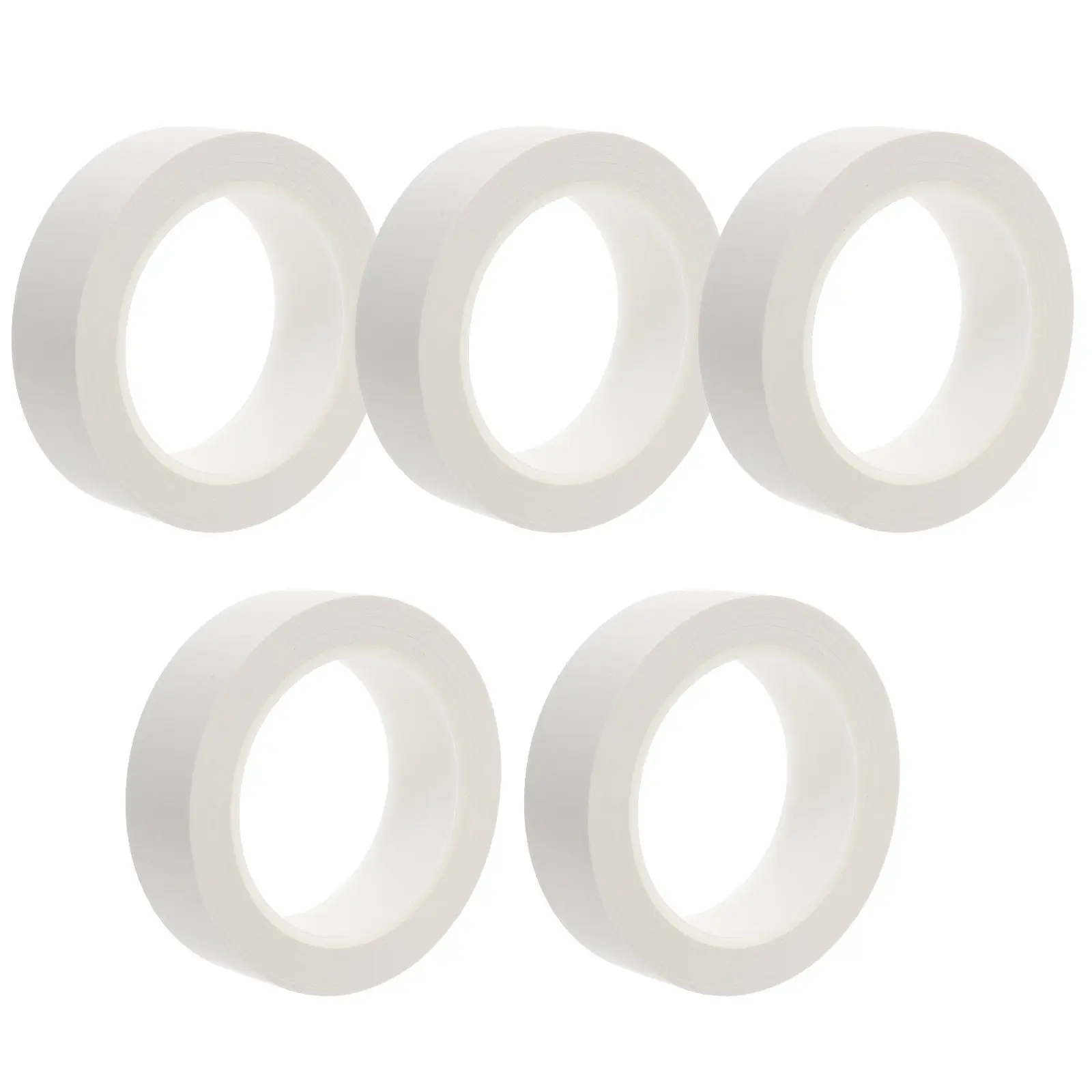 5 Rolls Heavy Duty Duct Tape White Professional Adhesive Tape for Carpet Stitching Packing Sealing Repairing Bundling Outdoor