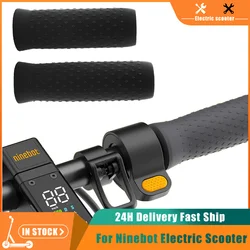 Manillar de goma antideslizante para patinete eléctrico, cubierta de silicona para Ninebot MAX G30 G30D, 1 par