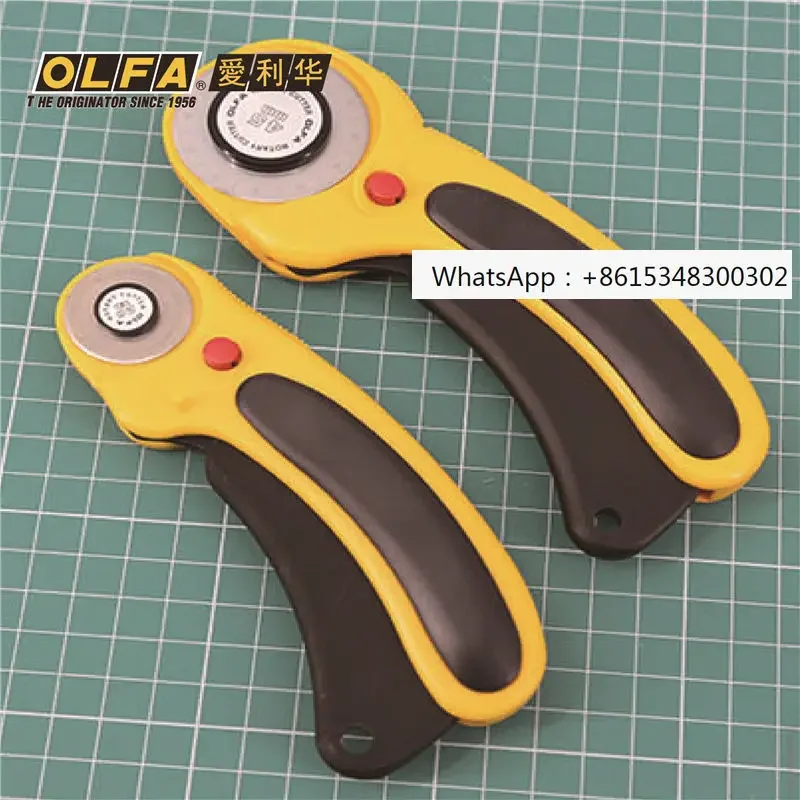 OLFA  Deluxe Ergonomic Rotary Cutter RTY-1/DX  RTY-2/DX RTY-3/DX Stainless Steel Blade OLFA RB60 RB28 PIB45 RB45