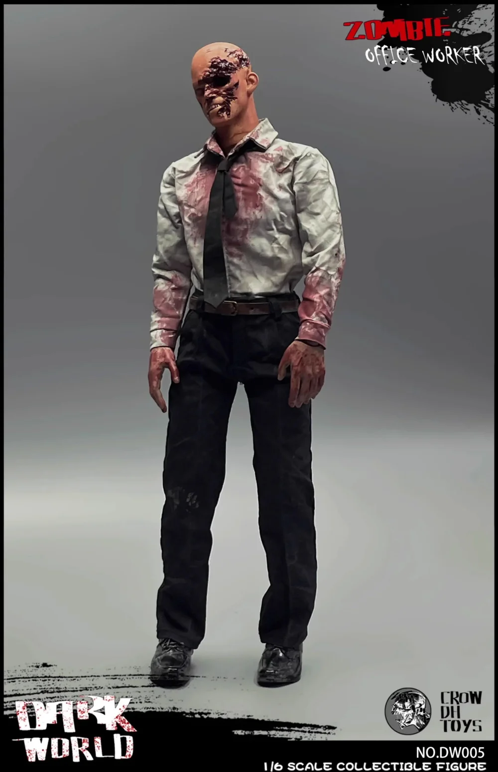 3ATOYS 1/6ème Dark World Zombie The Walking Dead série ensemble complet figurine mobile poupée cadeau pour les Fans à collectionner environ 12"