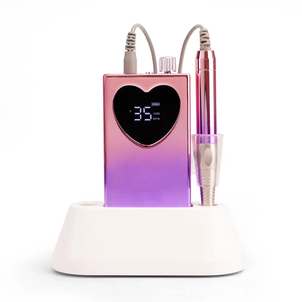 

Лидер продаж, предназначенная для маникюрных салонов, бесщеточная шлифовальная машина, портативная, 35000 об/мин, ультра-тихая машина для снятия ногтей и полировки